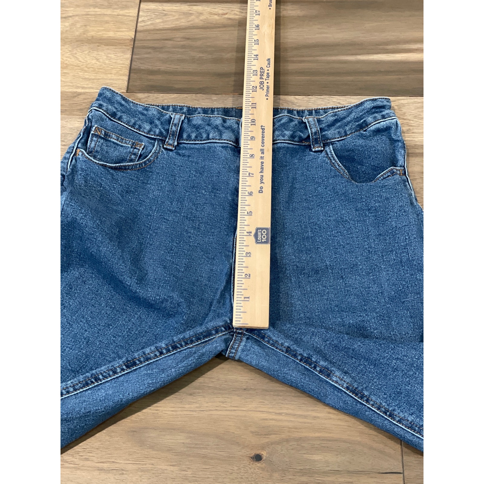 Barbie Cotton Jeans Size 18 Blue Black Barbie Themed Decals — image 4 of 8